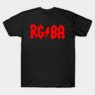 RG (lightning bolt) BA :: red T-Shirt